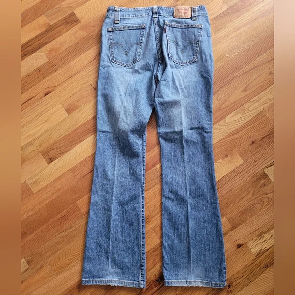 Levi's Women's 525 Bootcut Jeans Sz 8M Y2k Perfect Waist Midrise - Picture 4 of 6